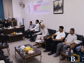 هيئة استثمار النجف في زيارة ميدانية إلى مجمع ما بين الحرمين السكني